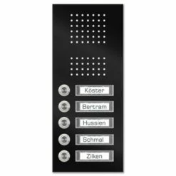 Edelstahl Unterputz Fünffamilien Türklingel 145x304mm -Türschilder aus Edelstahl Geschäft edelstahl unterputz fuenffamilien tuerklingel 145x304mm4