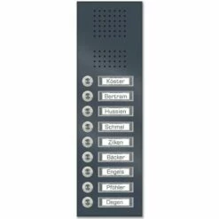 Edelstahl Unterputz Neunfamilien Türklingel 145x420mm -Türschilder aus Edelstahl Geschäft edelstahl unterputz neunfamilien tuerklingel 145x420mm3