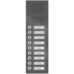 Edelstahl Unterputz Neunfamilien Türklingel 145x420mm -Türschilder aus Edelstahl Geschäft edelstahl unterputz neunfamilien tuerklingel 145x420mm6