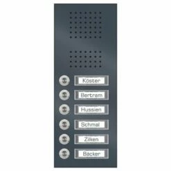 Edelstahl Unterputz Sechsfamilien Türklingel 145x333mm 9 Edelstahl Unterputz Sechsfamilien Türklingel 145x333mm -Türschilder aus Edelstahl Geschäft edelstahl unterputz sechsfamilien tuerklingel 145x333mm3