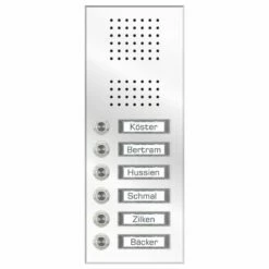 Edelstahl Unterputz Sechsfamilien Türklingel 145x333mm 11 Edelstahl Unterputz Sechsfamilien Türklingel 145x333mm -Türschilder aus Edelstahl Geschäft edelstahl unterputz sechsfamilien tuerklingel 145x333mm5