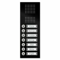 Edelstahl Unterputz Siebenfamilien Türklingel 145x362mm -Türschilder aus Edelstahl Geschäft edelstahl unterputz siebenfamilien tuerklingel 145x362mm4