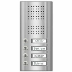 Edelstahl Unterputz Vierfamilien Türklingel 145x275mm -Türschilder aus Edelstahl Geschäft edelstahl unterputz vierfamilien tuerklingel 145x275mm2