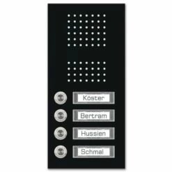 Edelstahl Unterputz Vierfamilien Türklingel 145x275mm -Türschilder aus Edelstahl Geschäft edelstahl unterputz vierfamilien tuerklingel 145x275mm4