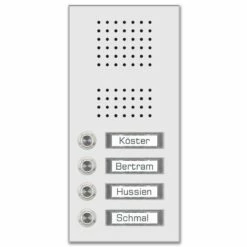 Edelstahl Unterputz Vierfamilien Türklingel 145x275mm -Türschilder aus Edelstahl Geschäft edelstahl unterputz vierfamilien tuerklingel 145x275mm5