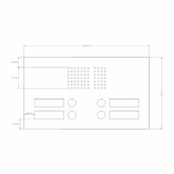 Edelstahl Unterputz Vierfamilien Türklingel Quer 305x175mm 13 Edelstahl Unterputz Vierfamilien Türklingel Quer 305x175mm -Türschilder aus Edelstahl Geschäft edelstahl unterputz vierfamilien tuerklingel quer 305x175mm7