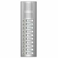 Edelstahl Unterputz Zehnfamilien Türklingel 145x450mm -Türschilder aus Edelstahl Geschäft edelstahl unterputz zehnfamilien tuerklingel 145x450mm2