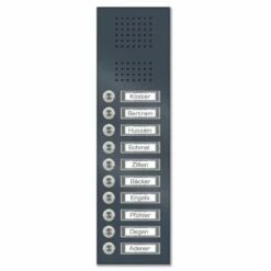 Edelstahl Unterputz Zehnfamilien Türklingel 145x450mm -Türschilder aus Edelstahl Geschäft edelstahl unterputz zehnfamilien tuerklingel 145x450mm3