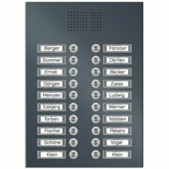 Edelstahl Unterputz Zwanzigfamilien Türklingel Quer 305x415mm -Türschilder aus Edelstahl Geschäft edelstahl unterputz zwanzigfamilien tuerklingel quer 305x415mm3