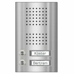 Edelstahl Unterputz Zweifamilien Türklingel 145x215mm -Türschilder aus Edelstahl Geschäft edelstahl unterputz zweifamilien tuerklingel 145x215mm2