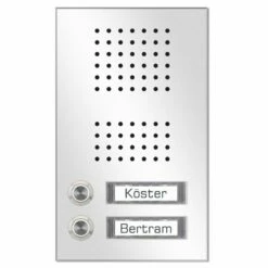 Edelstahl Unterputz Zweifamilien Türklingel 145x215mm -Türschilder aus Edelstahl Geschäft edelstahl unterputz zweifamilien tuerklingel 145x215mm5