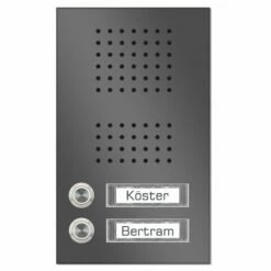 Edelstahl Unterputz Zweifamilien Türklingel 145x215mm -Türschilder aus Edelstahl Geschäft edelstahl unterputz zweifamilien tuerklingel 145x215mm6