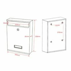 Edelstahl Wandbriefkästen Beliebig Erweiterbar Bis 30 Kästen -Türschilder aus Edelstahl Geschäft edelstahl wandbriefkaesten beliebig erweiterbar bis 30 kaesten8