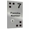 Edelstahlklingel 110x160mm Klingelplatte