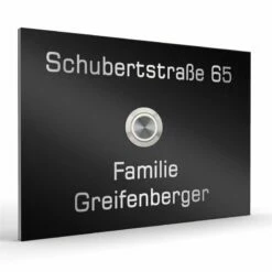 Edelstahlklingel 160x110mm Klingelplatte -Türschilder aus Edelstahl Geschäft edelstahlklingel 160x110mm klingelplatte3