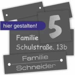 Edelstahlschilder Pulverbeschichtet RAL 7016 1,25mm Stärke In Vielen Größen Konfigurierbar