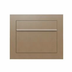 Einbaubriefkasten Boran Rostoptik RAL 8001 -Türschilder aus Edelstahl Geschäft einbaubriefkasten boran rostoptik ral 80012