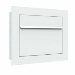 Einbaubriefkasten Boran Verkehrsweiß RAL 9016