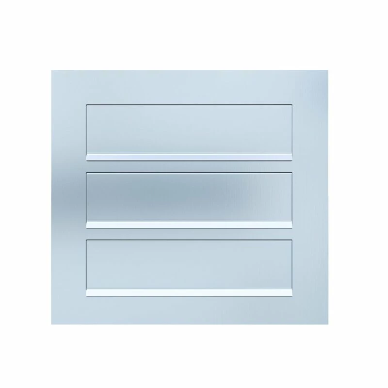 Einbaubriefkasten Cosmo Edelstahl 3 Parteien 2 Einbaubriefkasten Cosmo Edelstahl 3 Parteien – Bild 2