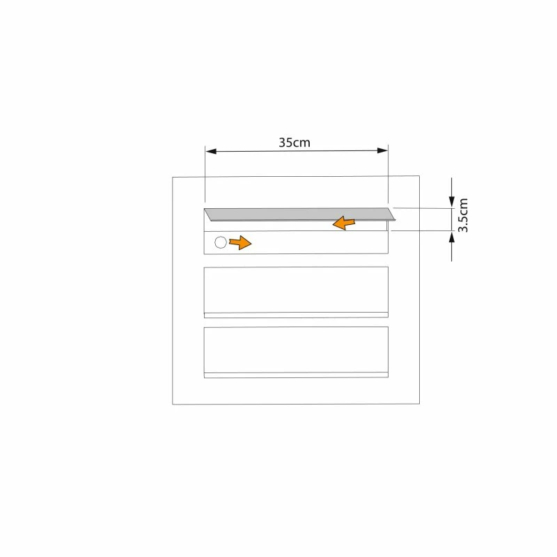 Einbaubriefkasten Cosmo Grau Metallic RAL 9007 3 Parteien 3 Einbaubriefkasten Cosmo Grau Metallic RAL 9007 3 Parteien – Bild 3