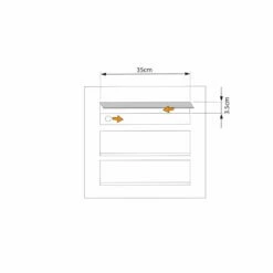 Einbaubriefkasten Cosmo Rost RAL 8001 3 Parteien -Türschilder aus Edelstahl Geschäft einbaubriefkasten cosmo rost ral 8001 3 parteien3