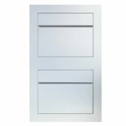 Einbaubriefkasten Hochkant Aus Edelstahl 2 Parteien -Türschilder aus Edelstahl Geschäft einbaubriefkasten hochkant aus edelstahl 2 parteien2