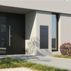 Einbaubriefkasten Hochkant Aus Edelstahl RAL 7016 Anthrazit Grau 3 Parteien -Türschilder aus Edelstahl Geschäft einbaubriefkasten hochkant aus edelstahl ral 7016 anthrazit grau 3 parteien4