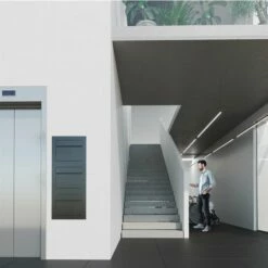 Einbaubriefkasten Hochkant RAL 7016 Anthrazit Grau 2 Parteien 9 Einbaubriefkasten Hochkant RAL 7016 Anthrazit Grau 2 Parteien -Türschilder aus Edelstahl Geschäft einbaubriefkasten hochkant ral 7016 anthrazit grau 2 parteien4