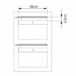 Einbaubriefkasten Hochkant RAL 7016 Anthrazit Grau 2 Parteien 10 Einbaubriefkasten Hochkant RAL 7016 Anthrazit Grau 2 Parteien -Türschilder aus Edelstahl Geschäft einbaubriefkasten hochkant ral 7016 anthrazit grau 2 parteien5