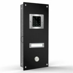 Einfamilien Türklingel 145x260mm Mit Codeschloß Beschriftungsfeld -Türschilder aus Edelstahl Geschäft einfamilien tuerklingel 145x260mm mit codeschloss beschriftungsfeld3