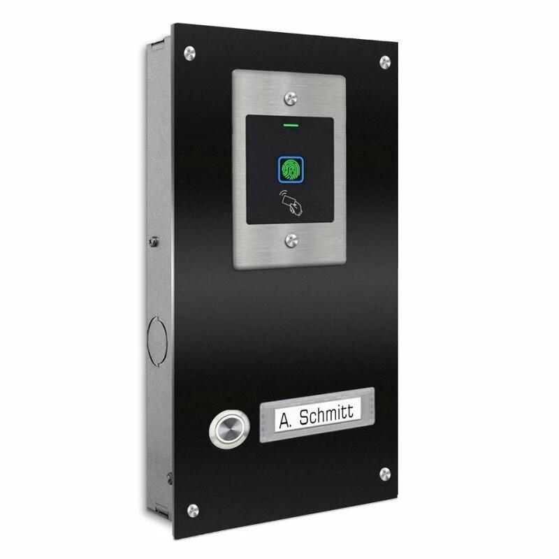 Einfamilien Türklingel 145x260mm Mit FINGERPRINT Beschriftungsfeld 3 Einfamilien Türklingel 145x260mm Mit FINGERPRINT Beschriftungsfeld – Bild 3