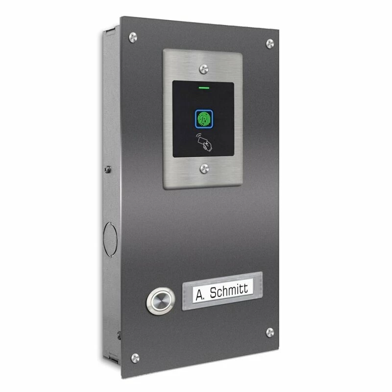 Einfamilien Türklingel 145x260mm Mit FINGERPRINT Beschriftungsfeld 5 Einfamilien Türklingel 145x260mm Mit FINGERPRINT Beschriftungsfeld – Bild 5