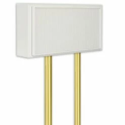 Elektromechanischer Röhrengong 8 - 12 V AC Zwei Klangerzeugennde Messingröhren -Türschilder aus Edelstahl Geschäft elektromechanischer roehrengong 8 12 v ac zwei klangerzeugennde messingroehren2