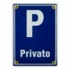 Emailschild 12 X 17 Cm P Privato
