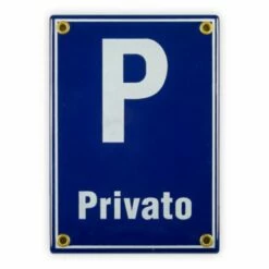 Emailschild 12 X 17 Cm P Privato