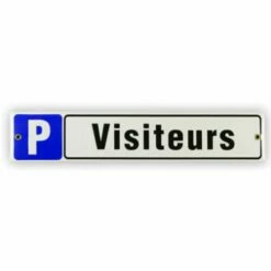 Emailschild 40 X 8 Cm, P Visiteurs