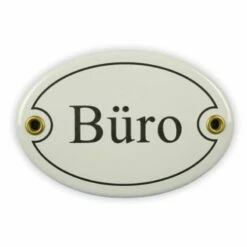 Emailschild Oval, 10,5 X 7 Cm, Büro