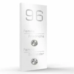 Funk Edelstahl 2 Familien Aufputz Türklingel 110x250mm Premium -Türschilder aus Edelstahl Geschäft funk edelstahl 2 familien aufputz tuerklingel 110x250mm premium4