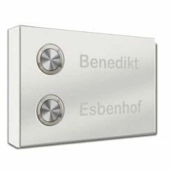 Funk Edelstahl 2 Familien Aufputz Türklingel 140x90mm Premium Pluto3 9 Funk Edelstahl 2 Familien Aufputz Türklingel 140x90mm Premium Pluto3 -Türschilder aus Edelstahl Geschäft funk edelstahl 2 familien aufputz tuerklingel 140x90mm premium pluto34