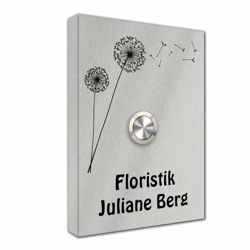 Funk Edelstahl Aufputz Türklingel 110x160mm Premium Saturn7 1 Funk Edelstahl Aufputz Türklingel 110x160mm Premium Saturn7