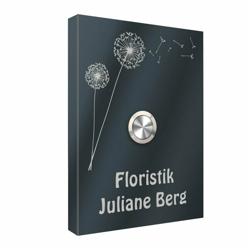 Funk Edelstahl Aufputz Türklingel 110x160mm Premium Saturn7 2 Funk Edelstahl Aufputz Türklingel 110x160mm Premium Saturn7 – Bild 2