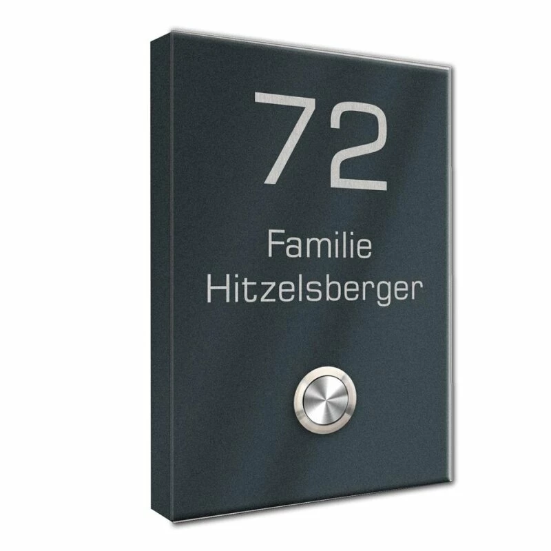 Funk Edelstahl Aufputz Türklingel 110x160mm Premium Titan2 2 Funk Edelstahl Aufputz Türklingel 110x160mm Premium Titan2 – Bild 2