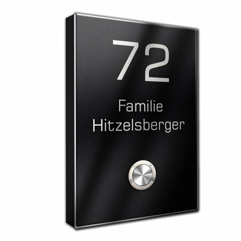 Funk Edelstahl Aufputz Türklingel 110x160mm Premium Titan2 3 Funk Edelstahl Aufputz Türklingel 110x160mm Premium Titan2 – Bild 3