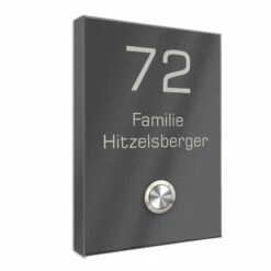 Funk Edelstahl Aufputz Türklingel 110x160mm Premium Titan2 10 Funk Edelstahl Aufputz Türklingel 110x160mm Premium Titan2 -Türschilder aus Edelstahl Geschäft funk edelstahl aufputz tuerklingel 110x160mm premium titan25