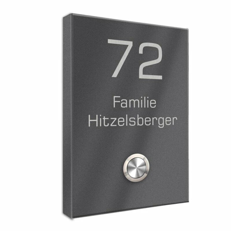 Funk Edelstahl Aufputz Türklingel 110x160mm Premium Titan2 5 Funk Edelstahl Aufputz Türklingel 110x160mm Premium Titan2 – Bild 5