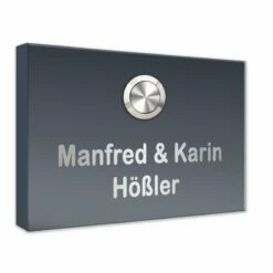 Funk Edelstahl Aufputz Türklingel 130x100mm Premium Uranus2 -Türschilder aus Edelstahl Geschäft funk edelstahl aufputz tuerklingel 130x100mm premium uranus22