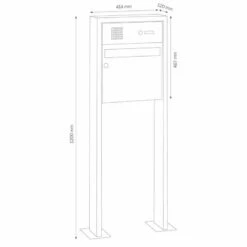 FUNK Standbriefkasten Pulverbeschichtet DB 703 Inklusive Funktionsteilvorbereitung 17 FUNK Standbriefkasten Pulverbeschichtet DB 703 Inklusive Funktionsteilvorbereitung -Türschilder aus Edelstahl Geschäft funk standbriefkasten pulverbeschichtet db 703 inklusive funktionsteilvorbereitung9