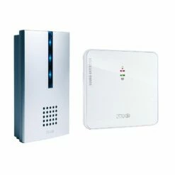 Funk-Türglocke, Geräusch-aktiver Sender & Empf. M. Opt. Anzeige