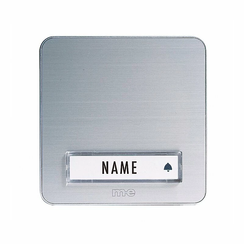 Funk-Türglocken-Set Funkklingel Für 1-Familien-Haus Silber Konfigurierbar 2 Funk-Türglocken-Set Funkklingel Für 1-Familien-Haus Silber Konfigurierbar – Bild 2