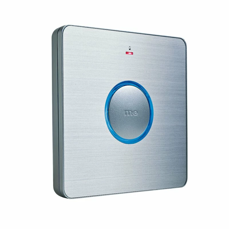 Funk-Türglocken-Set Funkklingel Für 1-Familien-Haus Silber Konfigurierbar 3 Funk-Türglocken-Set Funkklingel Für 1-Familien-Haus Silber Konfigurierbar – Bild 3